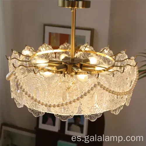 Elegante luz colgante minimalista para salas de estar modernas